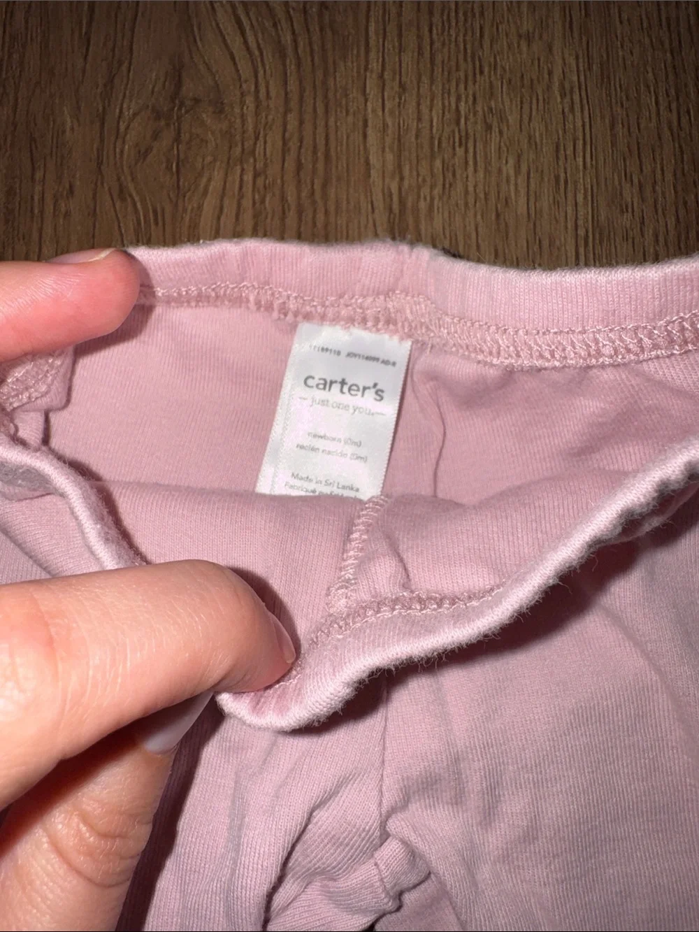 Carter’s Baby Girl Newborn Leggings Set - Pink & Light Heather Gray